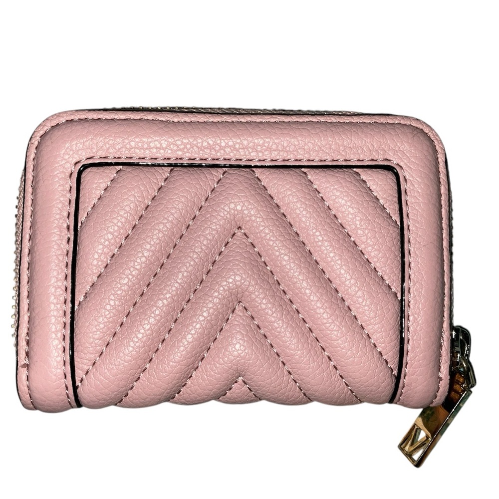 NWOT Victoria’s Secret Card Holder Quilted Small Wallet Pink Mauve - Picture 2 of 7